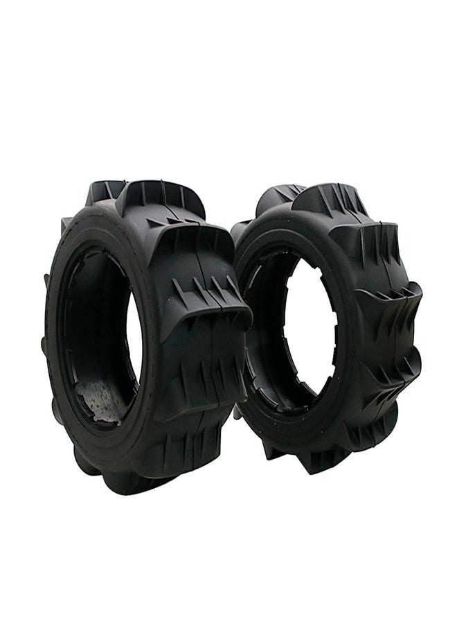 FLMLF Sand Wheel Tire Skin Set Universal Front Rear Tyre for 1/5 HPI ROFUN ROVAN KM Baja 5B 5T 5SC SS Kraton 8s Losi DBXL-E 2.0 - Image 4